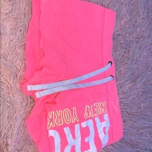 pink shorts